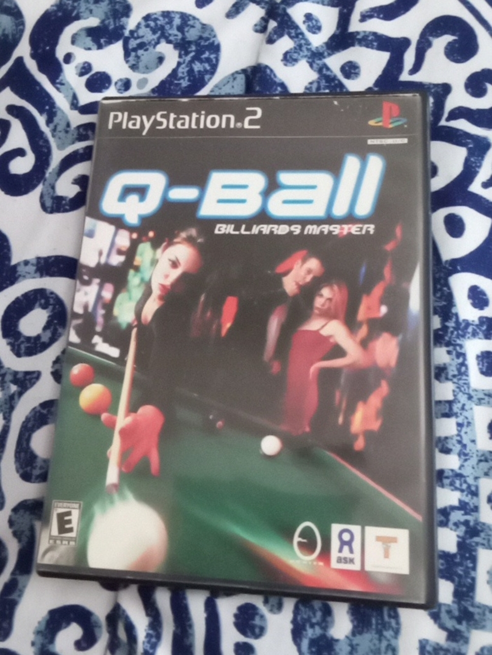 PlayStation 2 Q-Ball Billiards Master - Black and Green Cover